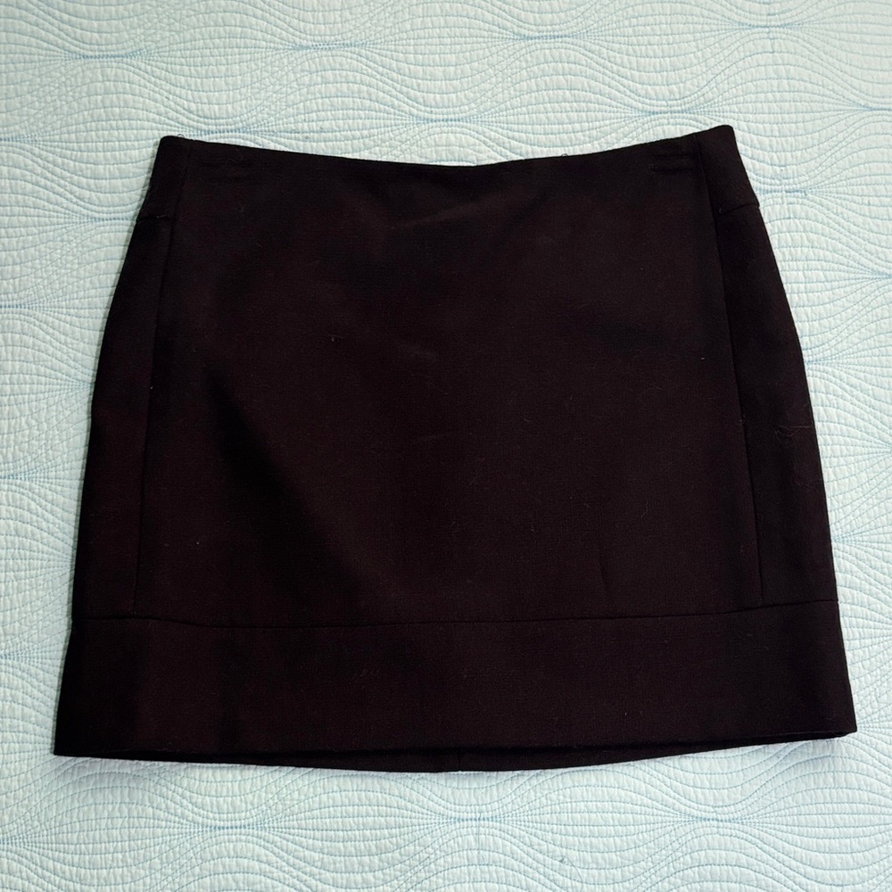 Kenar Wool Blend Black Skirt